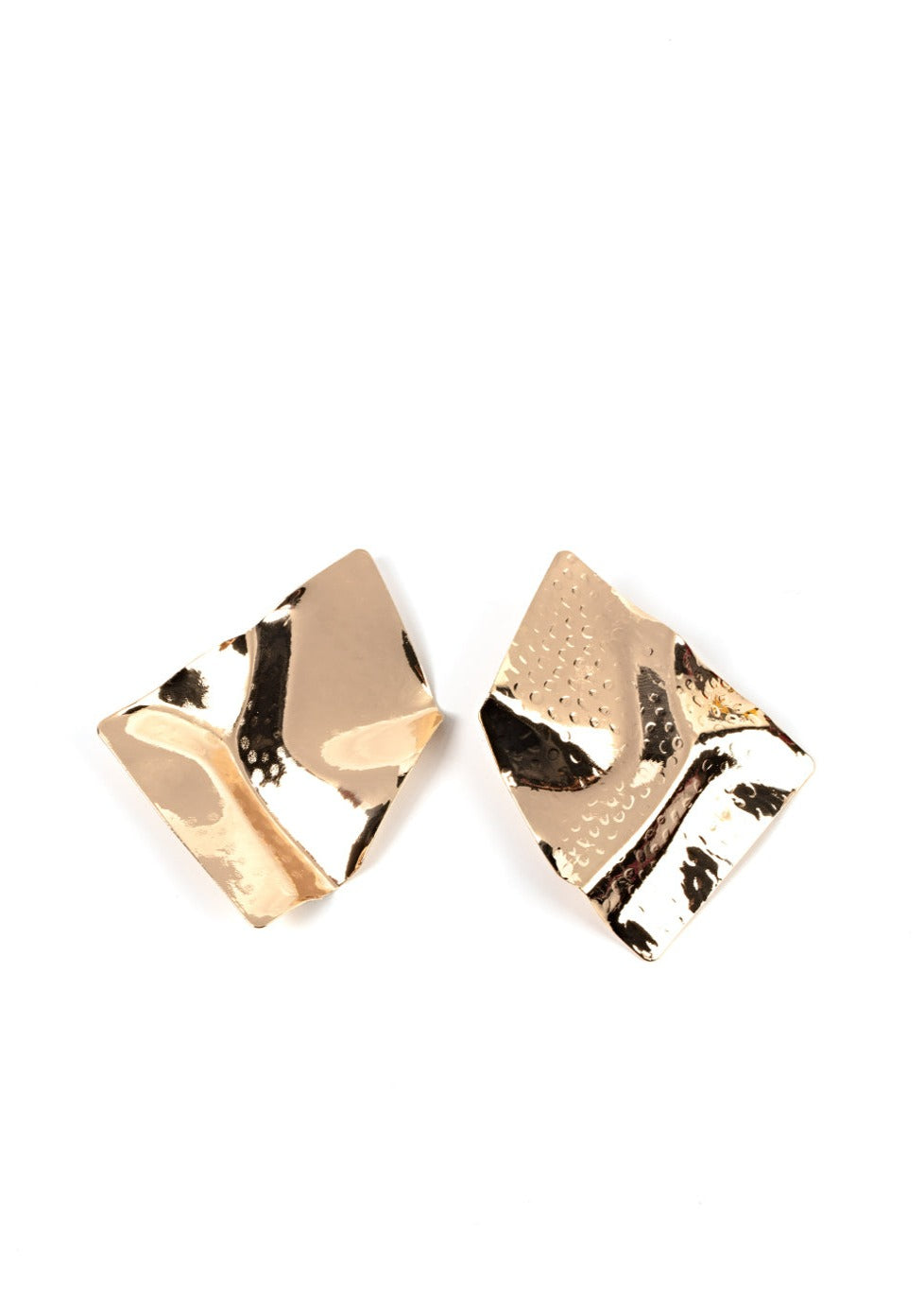 Gold Abstract Earrings