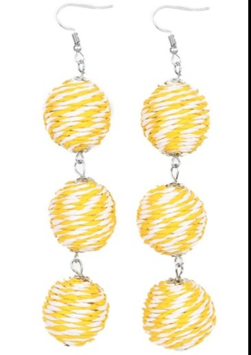 Yellow Lantern Earrings